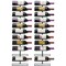 Sorbus Black Metal Wine Rack Bottle Holder - for Home Bar, Kitchen
